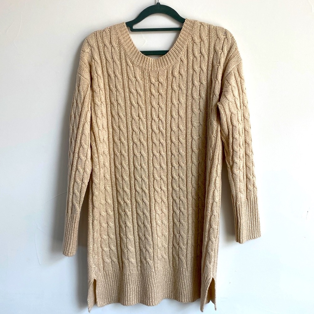 Boutique open back sweater